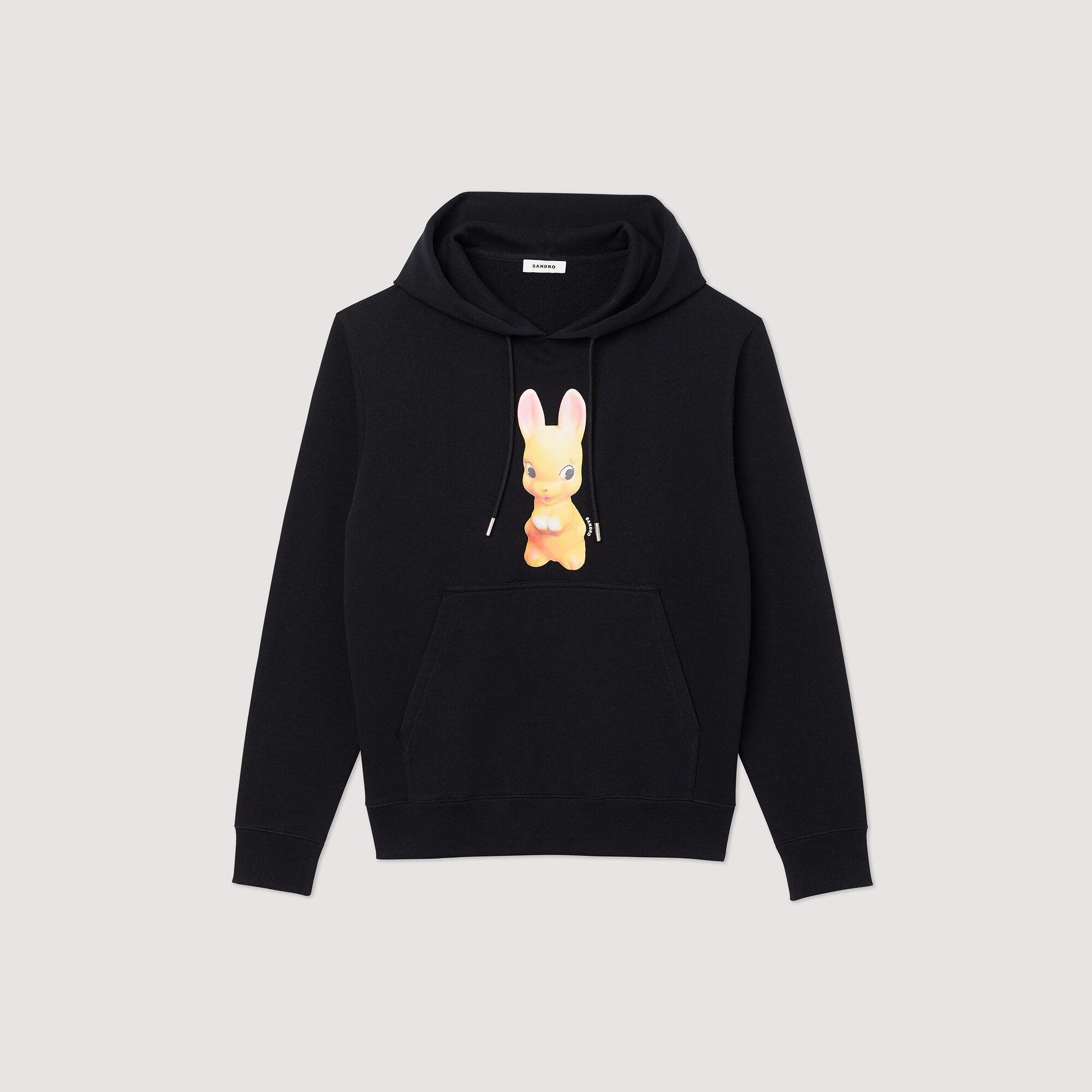 Rabbit print hoodie