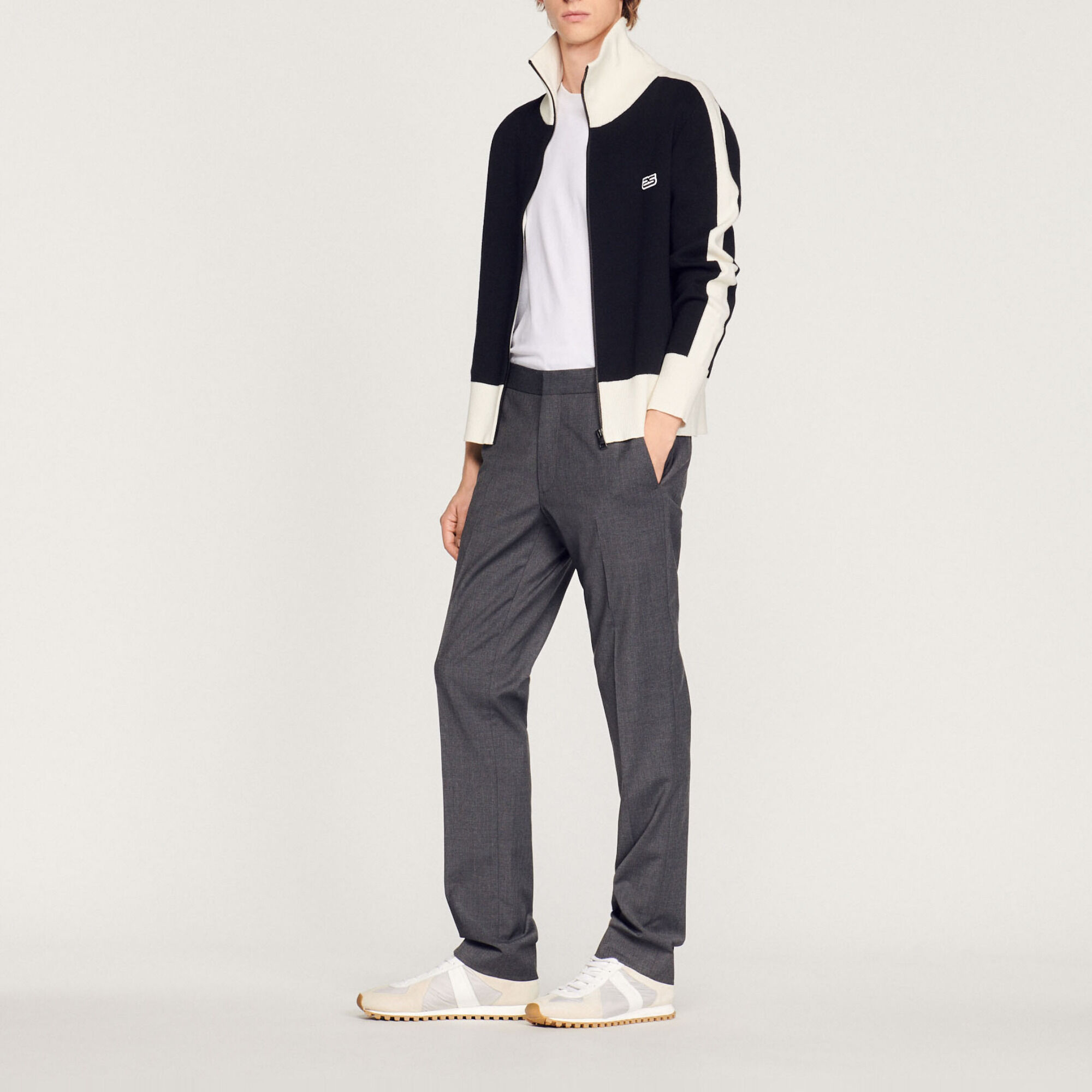Virgin wool trousers