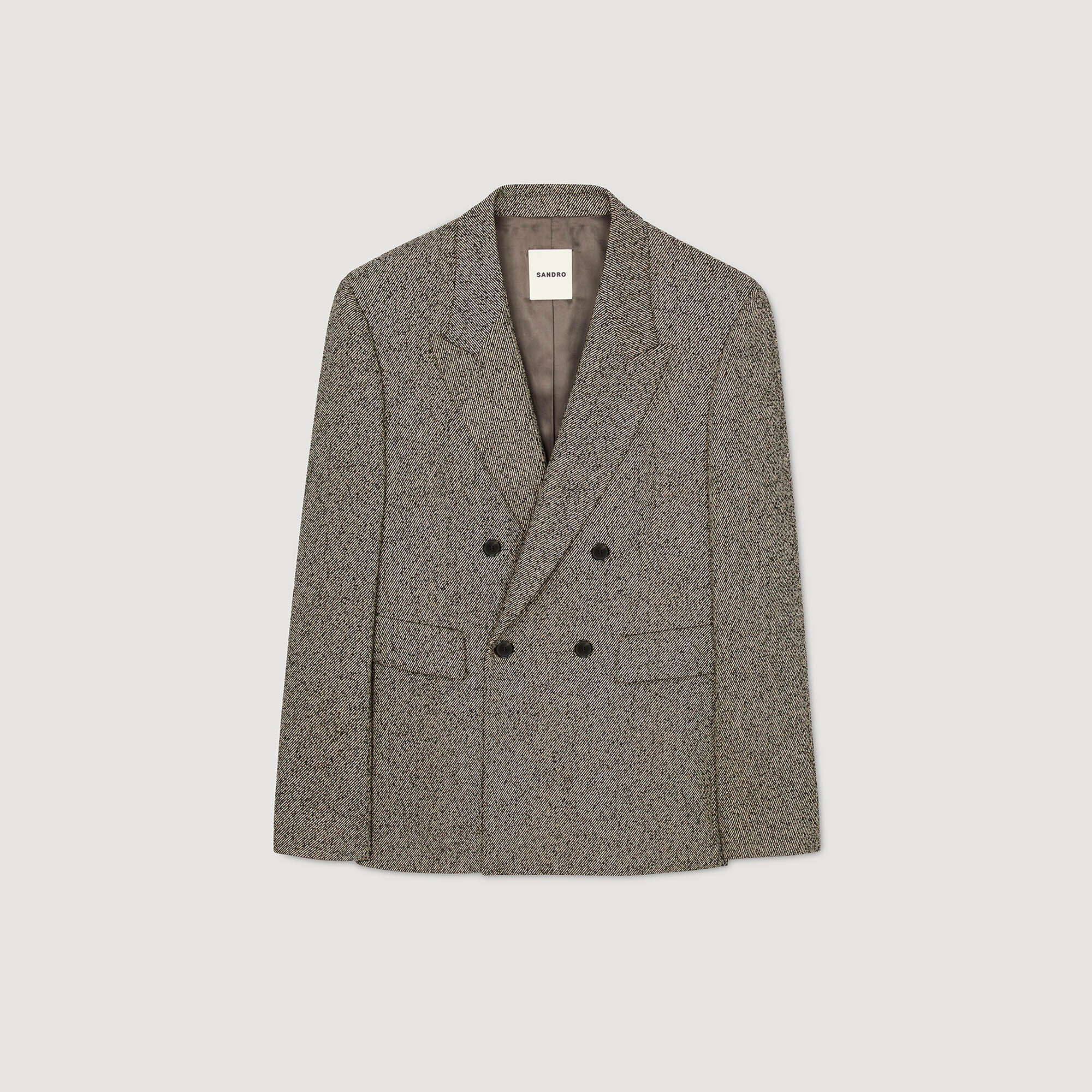 Double-breasted suit jacket