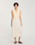 Pleated maxi dress