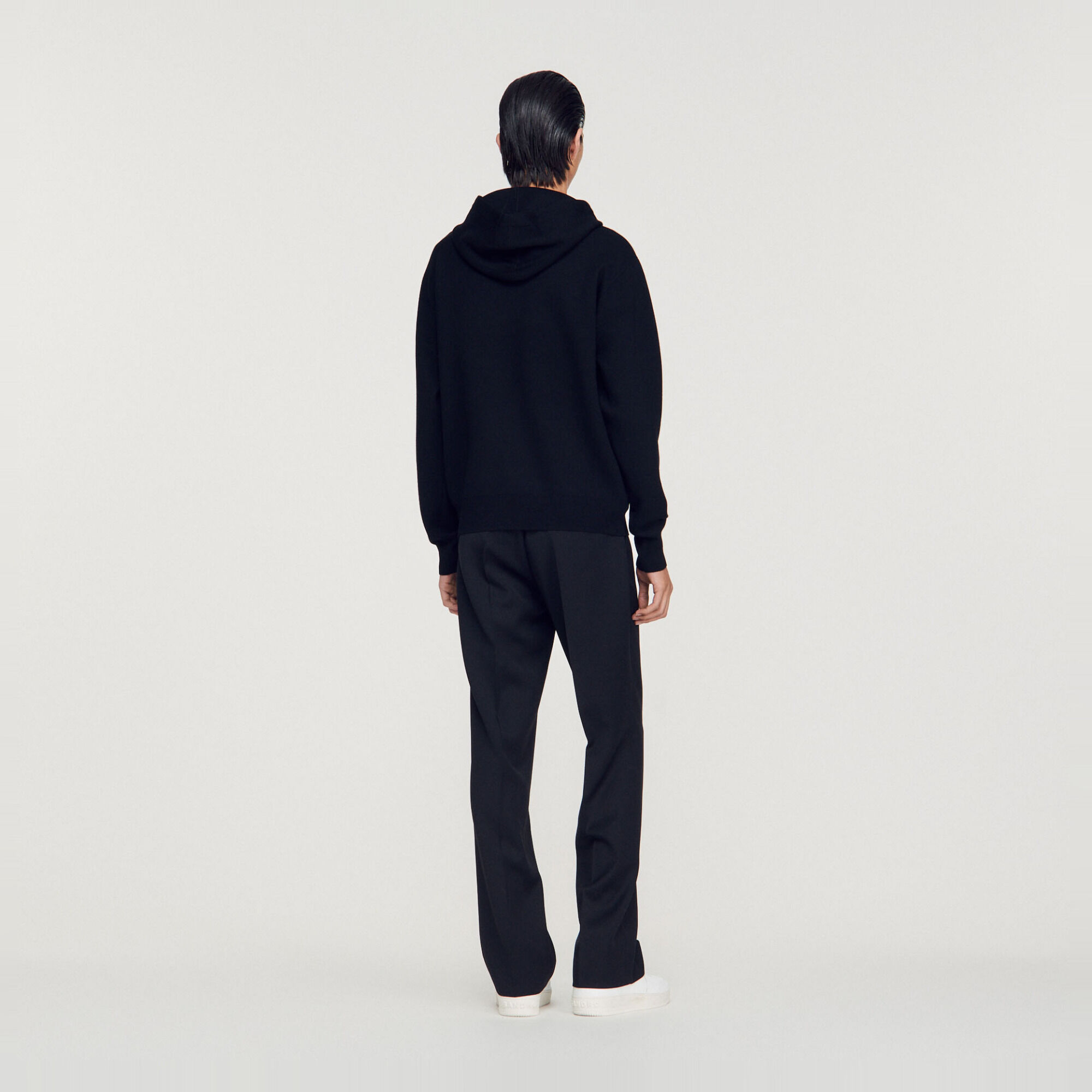 Knit hoodie