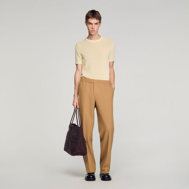 Wide-leg trousers