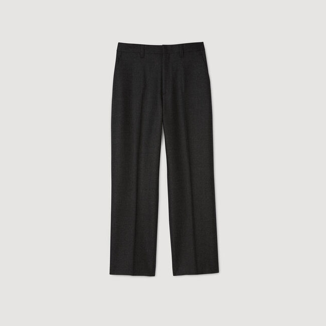 Wool suit trousers