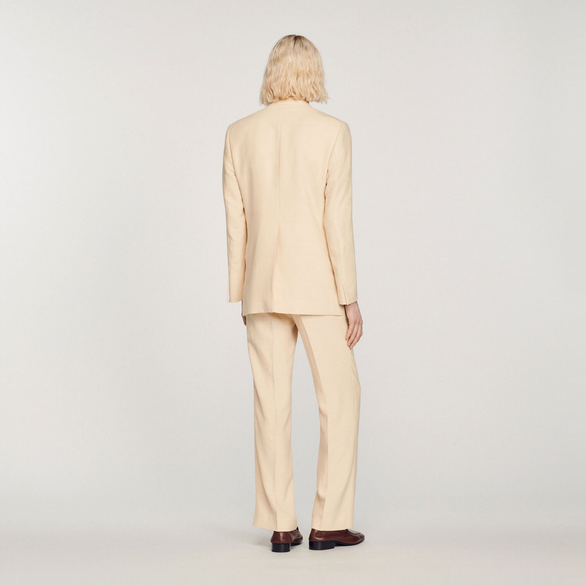 Linen suit jacket