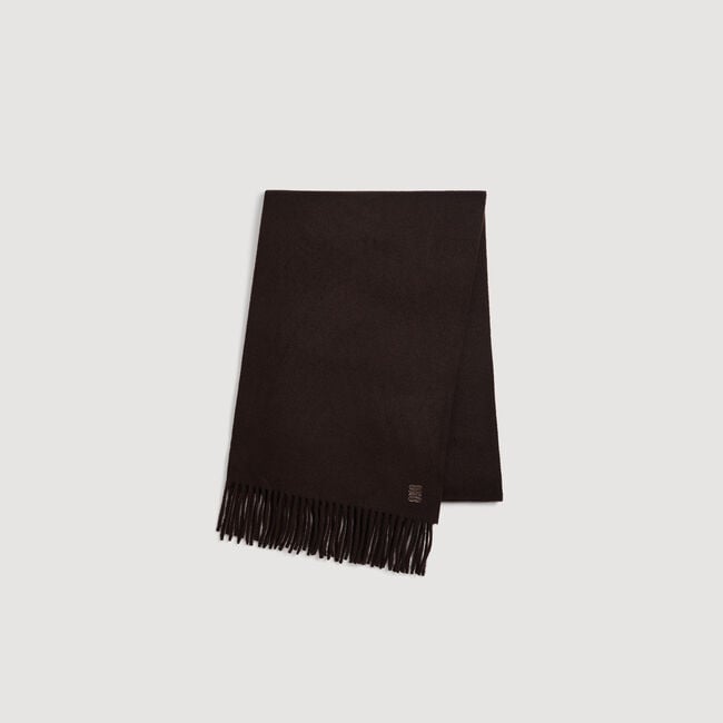 Fringed wool scarf - Men | Sandro