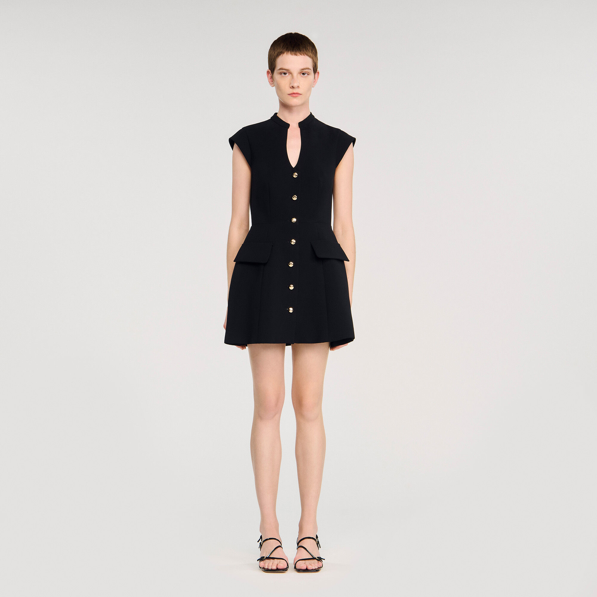 Short knit dress