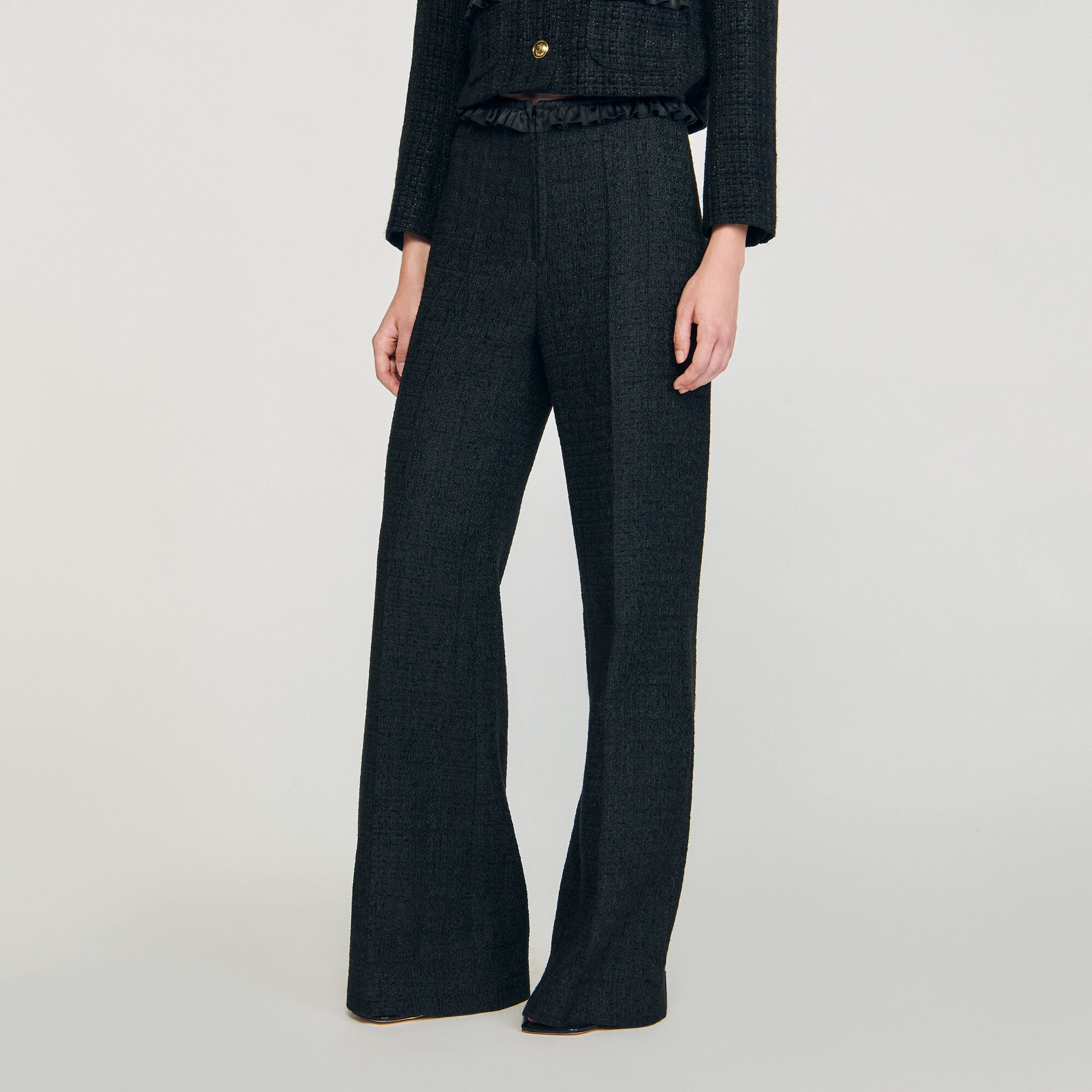 Tweed suit trousers