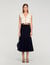 Long ruffled skirt