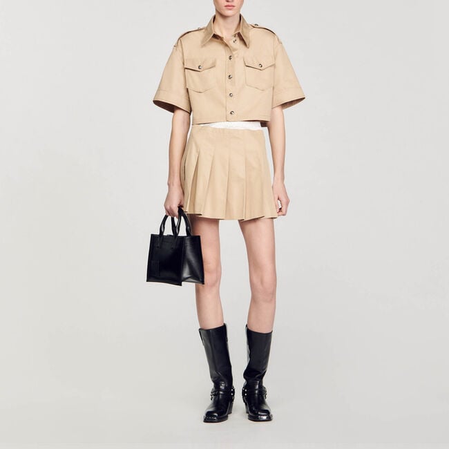 Officer's cropped shirt