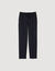 Elasticated straight-leg trousers