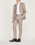 Flannel suit trousers
