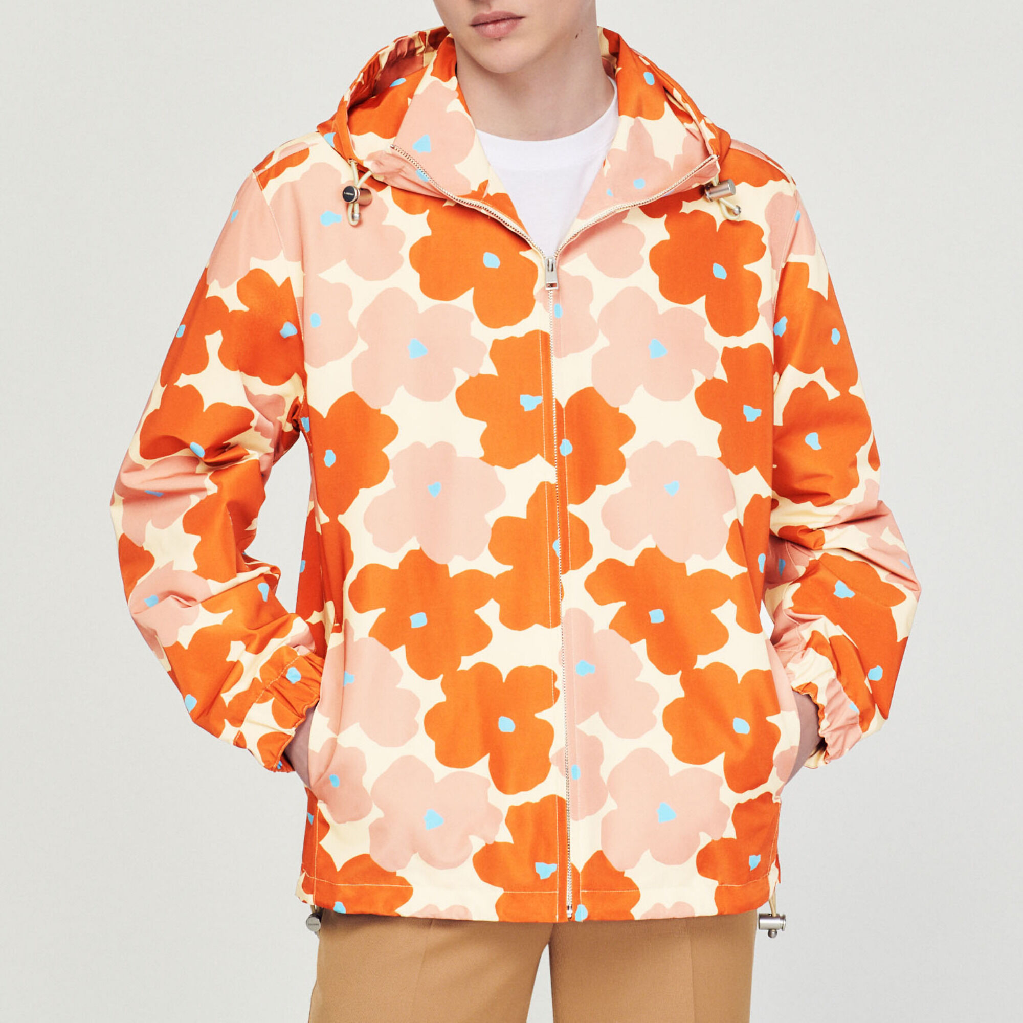 Floral print jacket