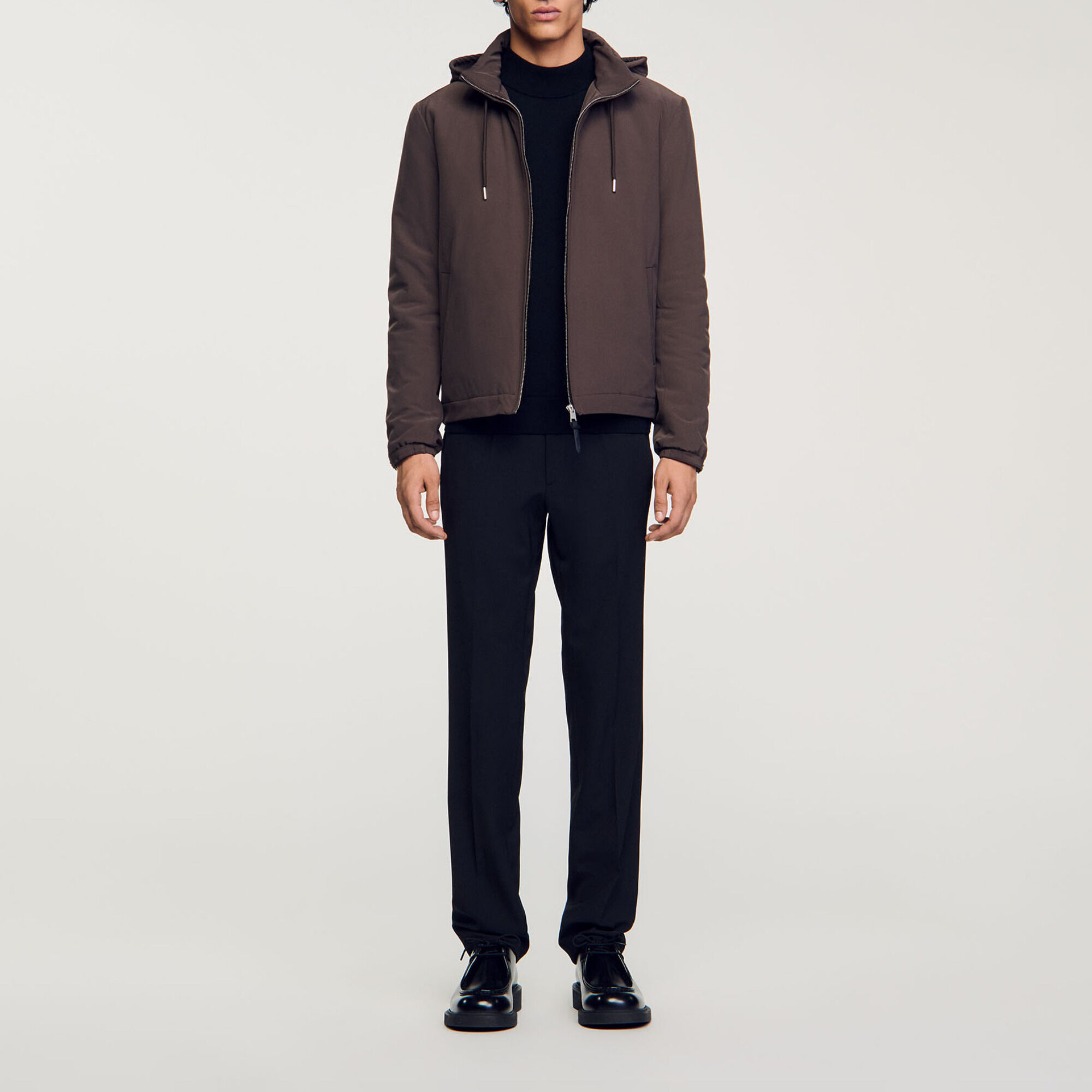 Sandro Veste Homme Blouson En Coton Bleu Pour Homme Sandro Paris - Main Image