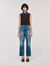 Knit and denim jumper