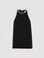 Dress with jewellery collar