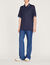 Polo shirt with edging