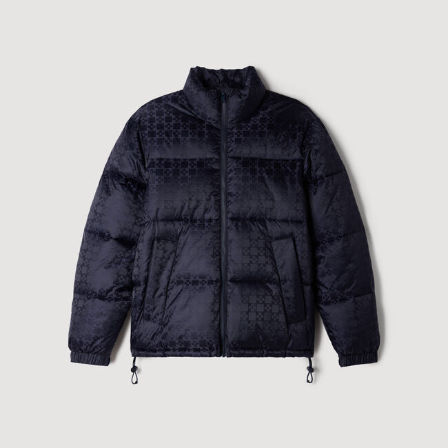 Water-repellent cross-motif puffer - Men | Sandro