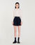 High-waisted shorts with buttons