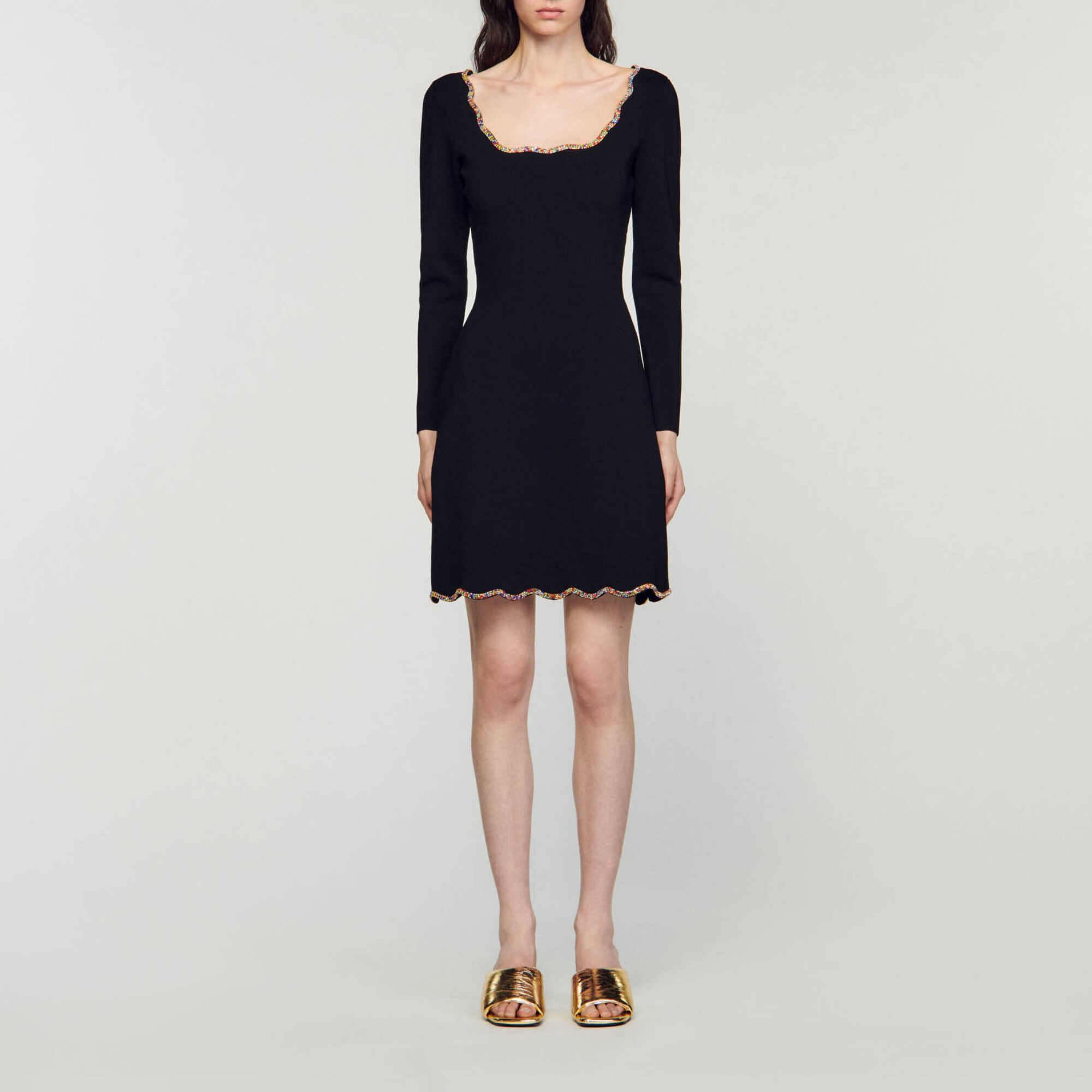 Sandro velvet dress outlet