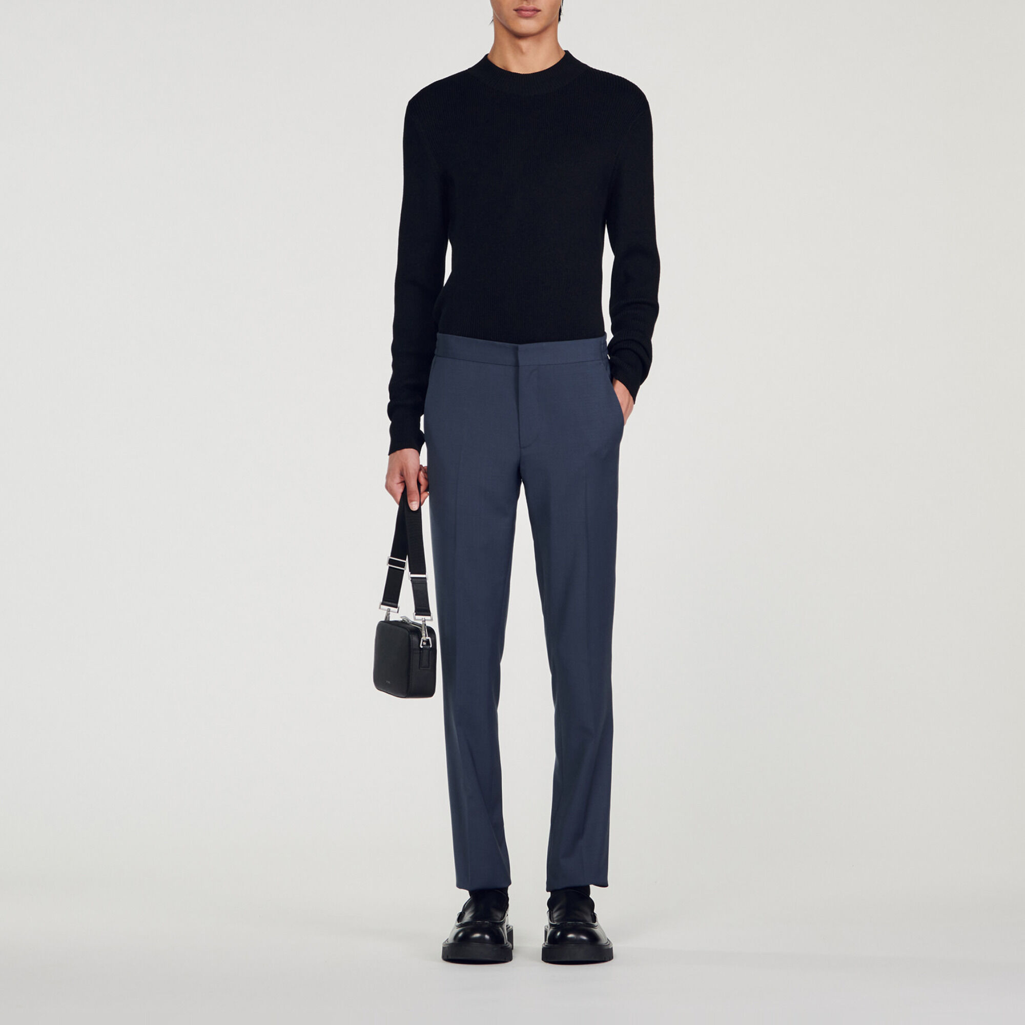 Virgin wool trousers