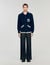 Wool cardigan with patch S
