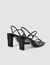 Sandals with narrow straps