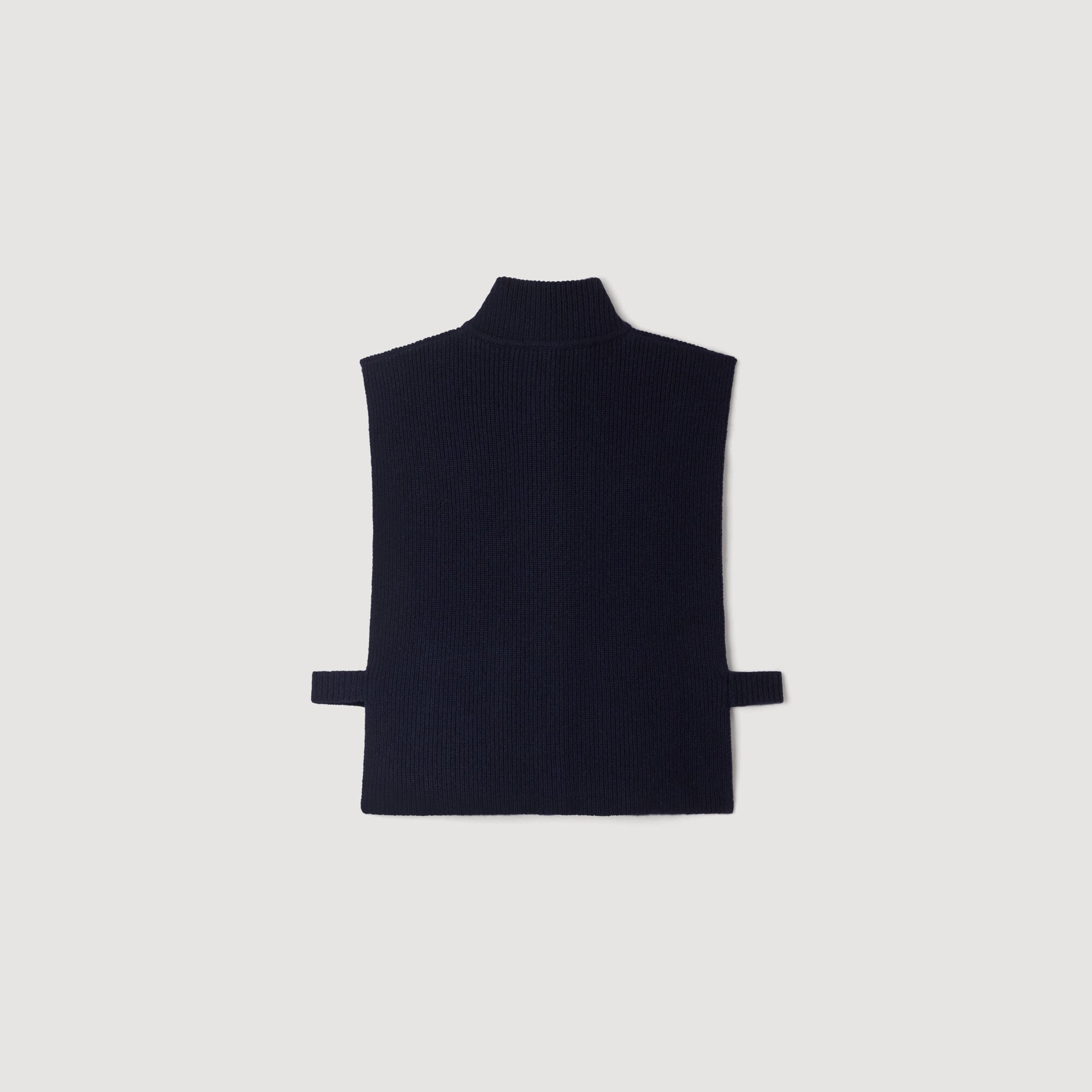 Wool and cashmere standing collar - Women | Sandro