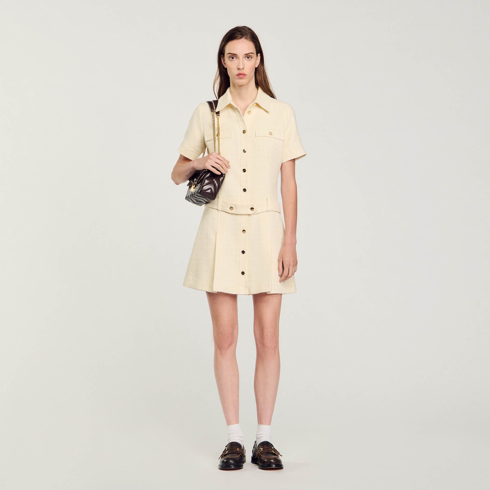 Tweed dresses for women Sandro Paris
