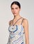 Spiral-motif maxi dress