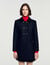 Mid-length coat with velvet collar - Women | Sandro