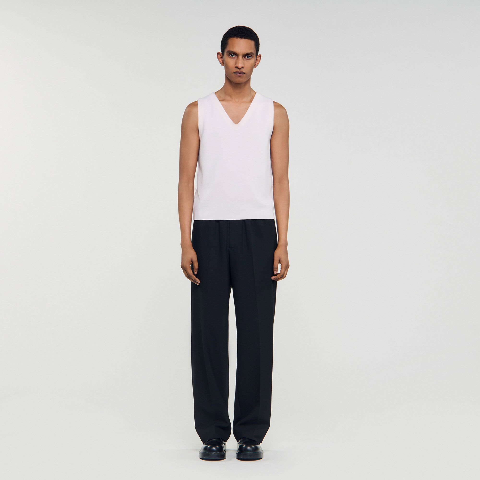 Wool vest top