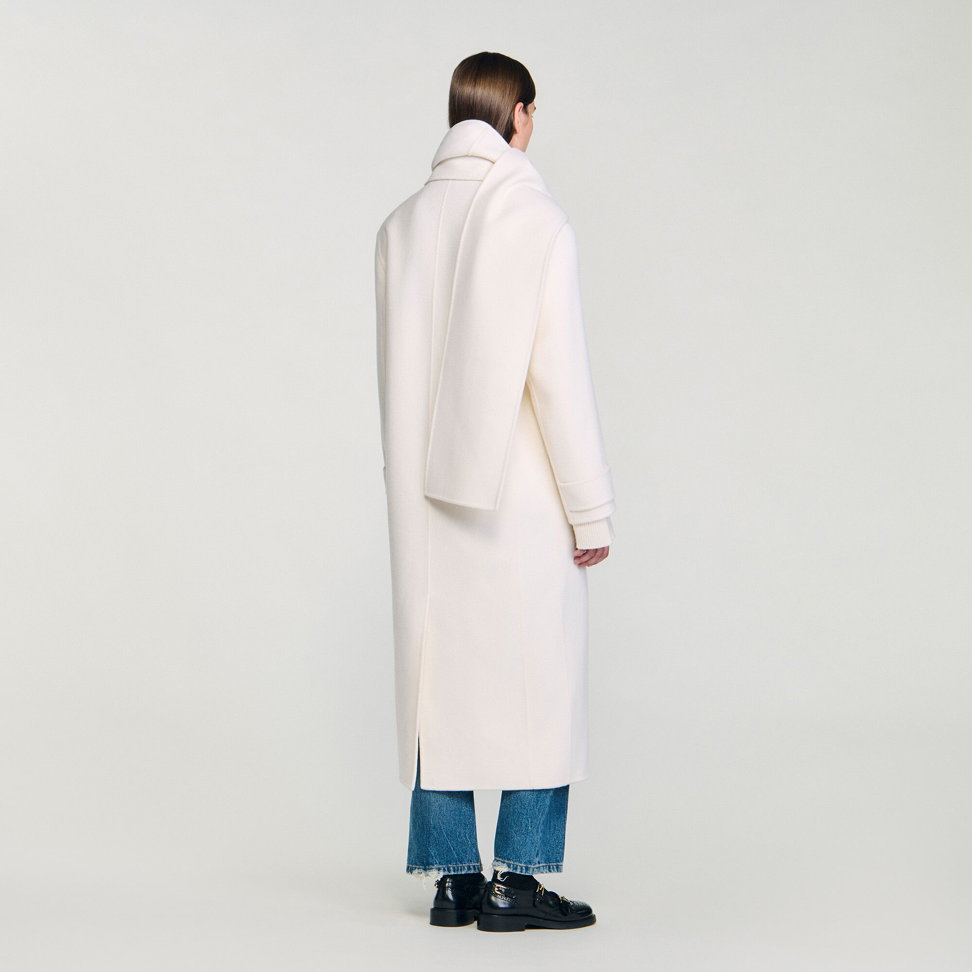 Oversized wool coat