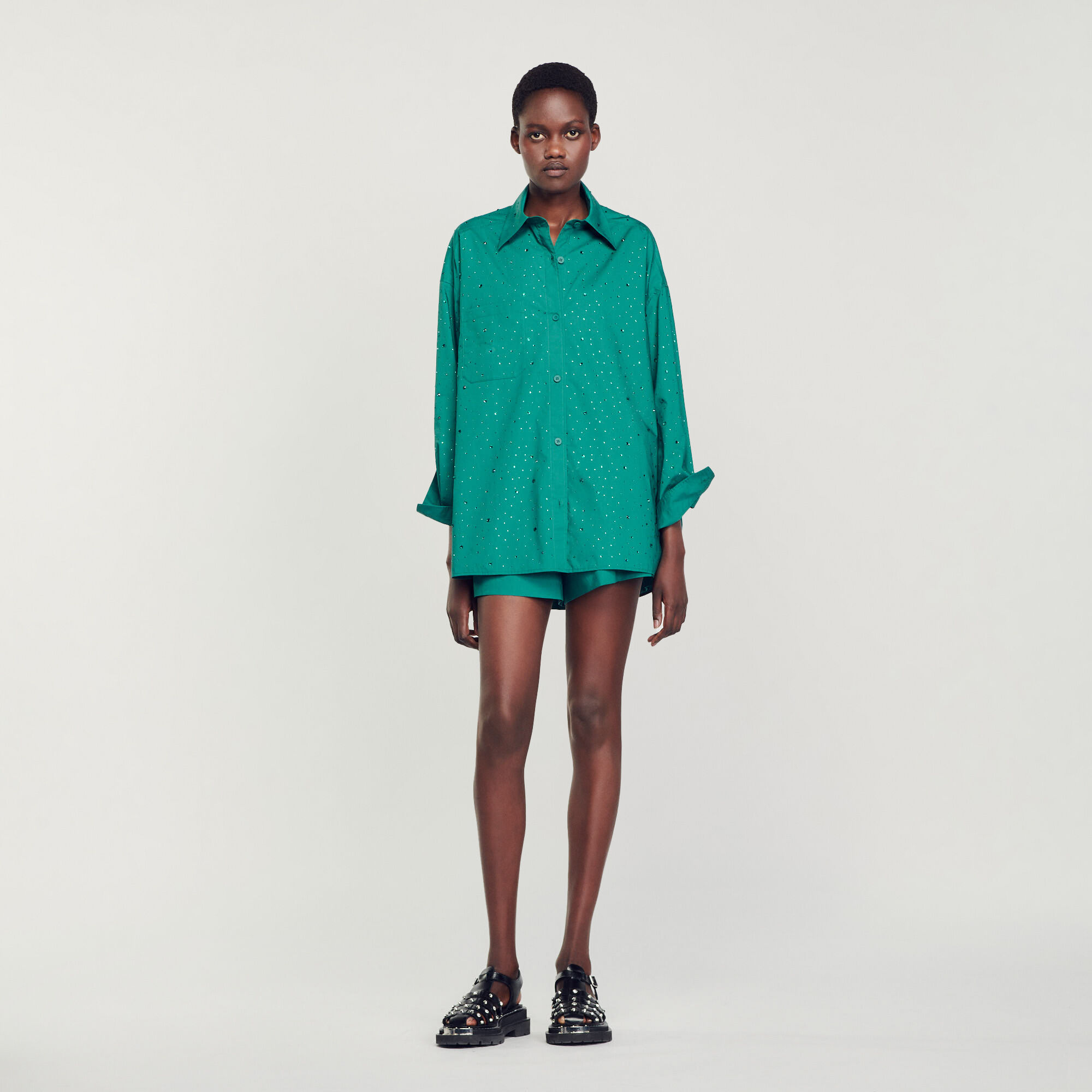 Long-sleeved shirts for women | Sandro Paris