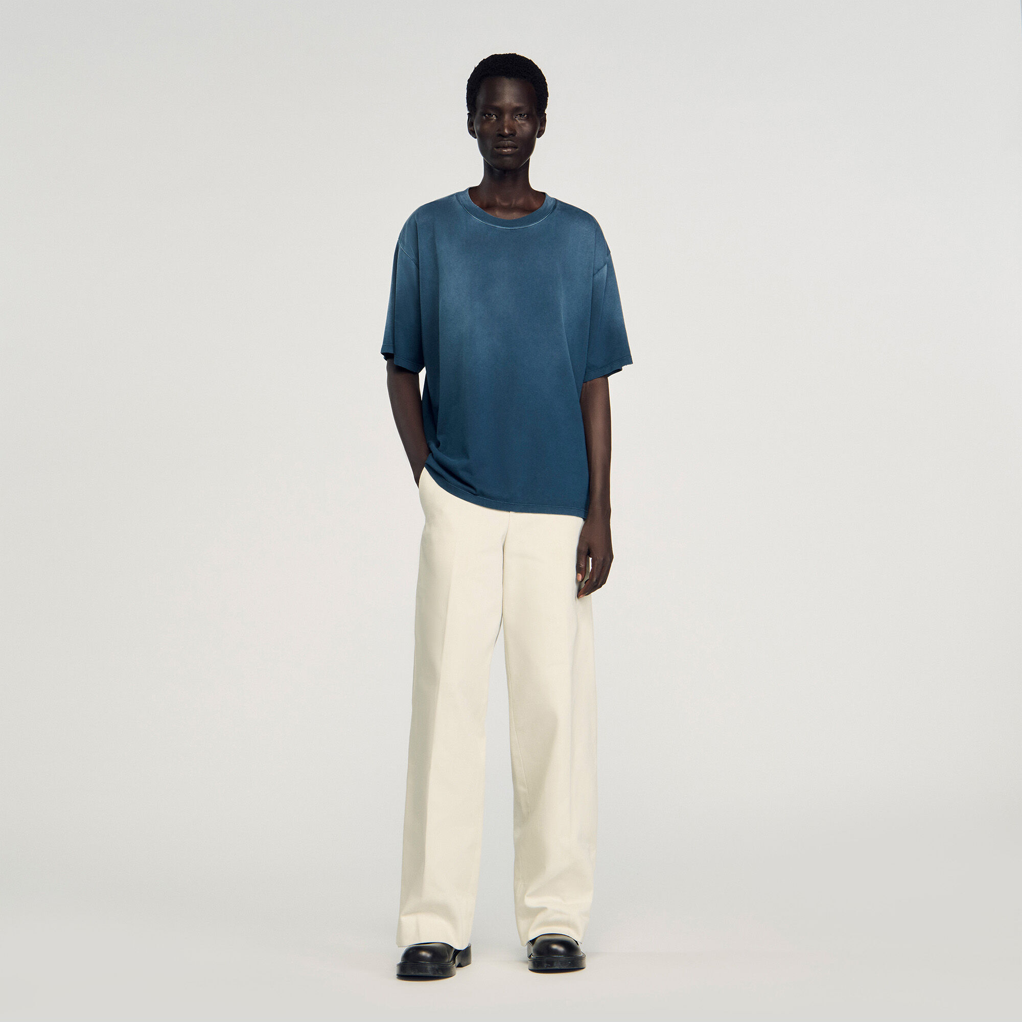 Oversized cotton T-shirt