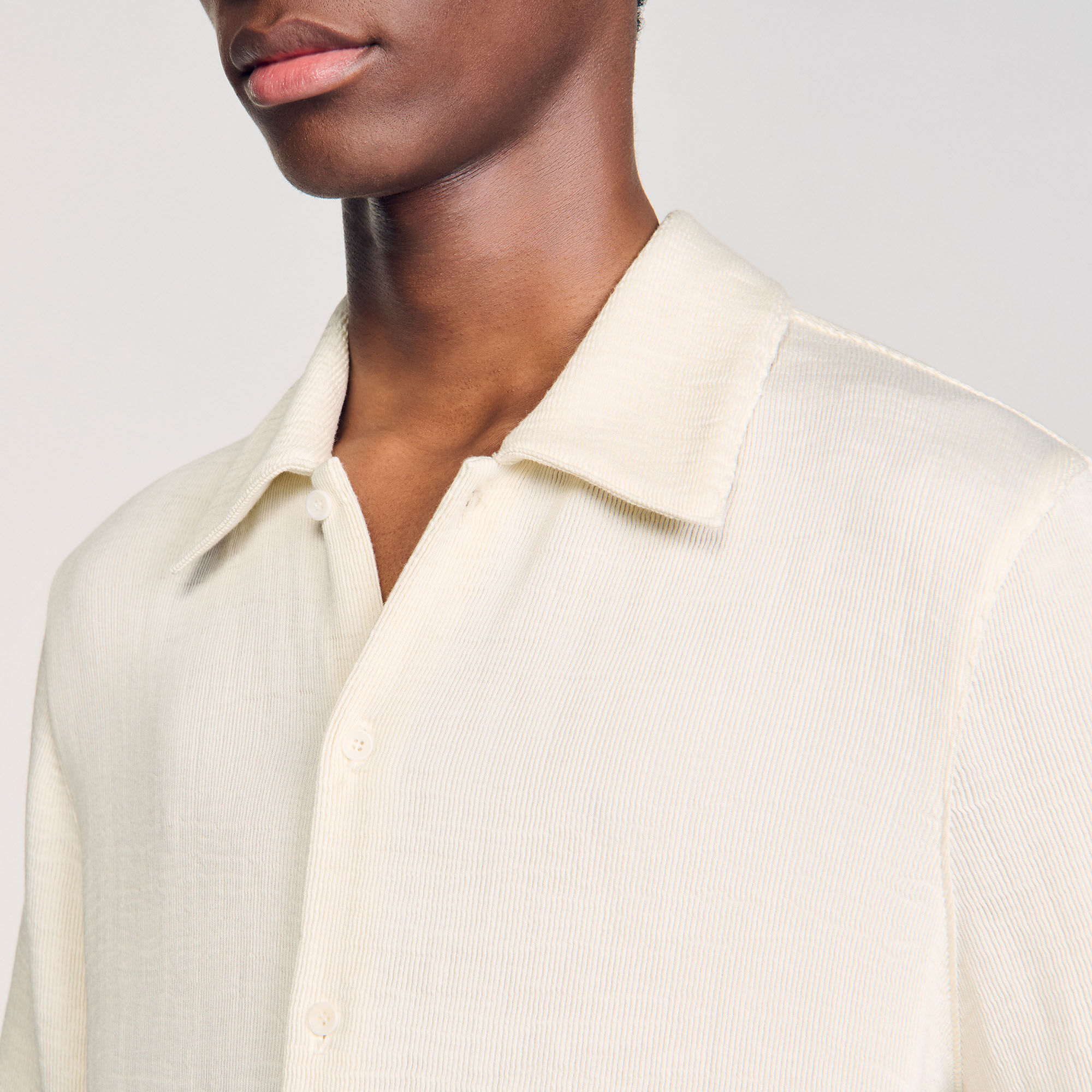 Crinkled shirt