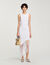 Fringed crochet maxi dress