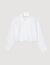 Cropped shirt with bow details