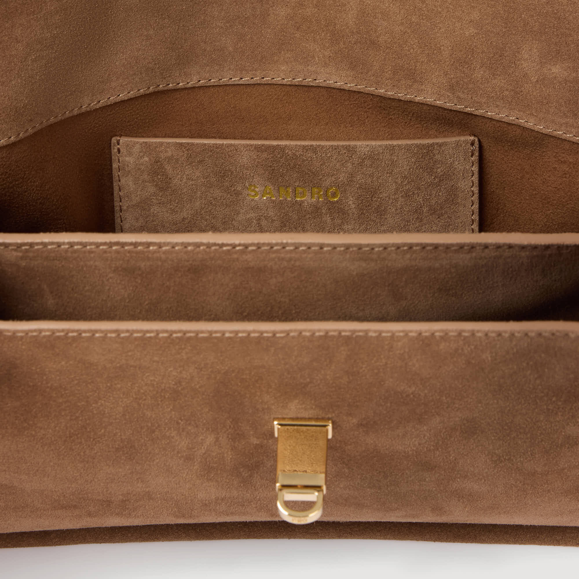 Le Mambo suede leather bag