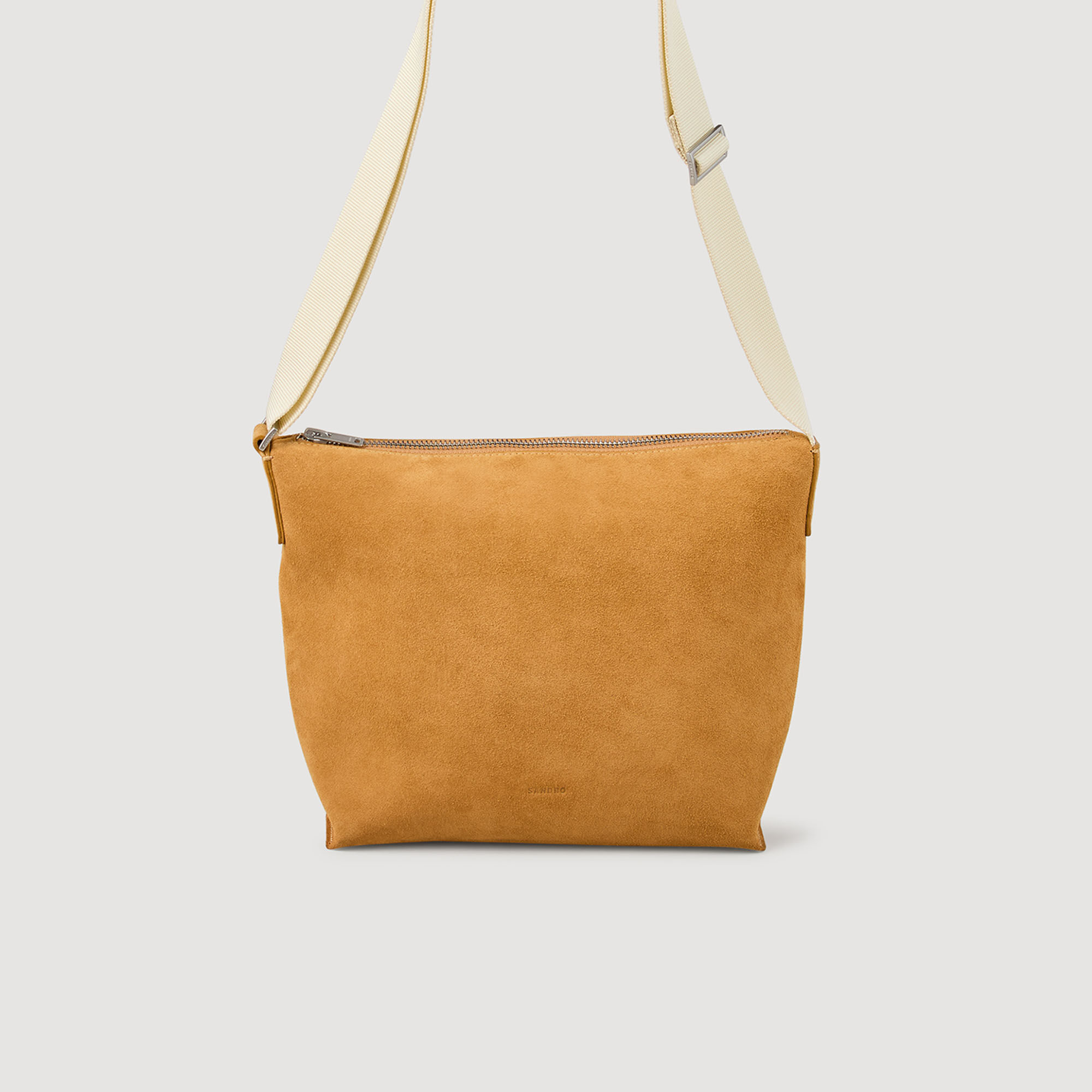 Suede hobo bag