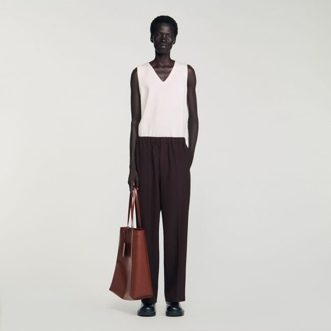 Wide-leg trousers