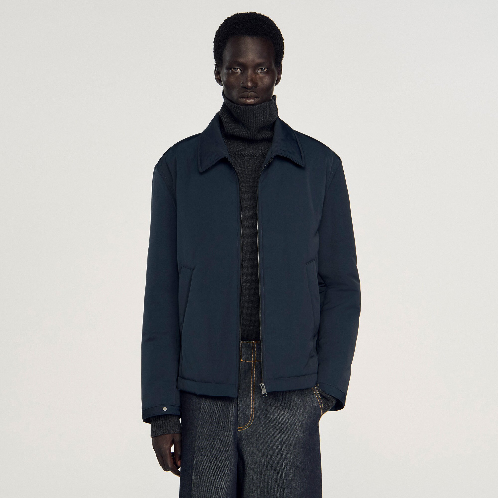 Quilted zip jacket
