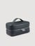 Toilet bag in grained fabric