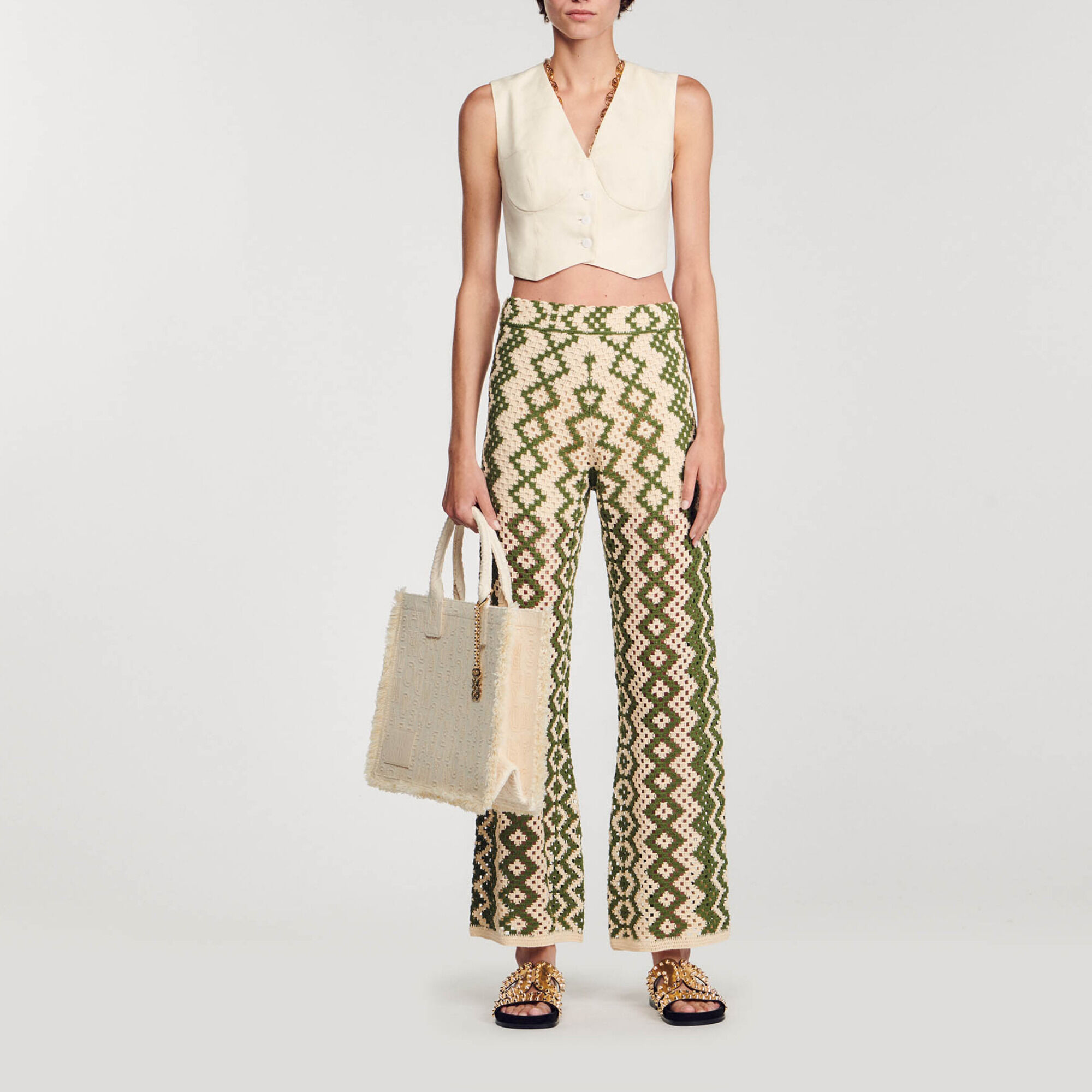 Knit trousers