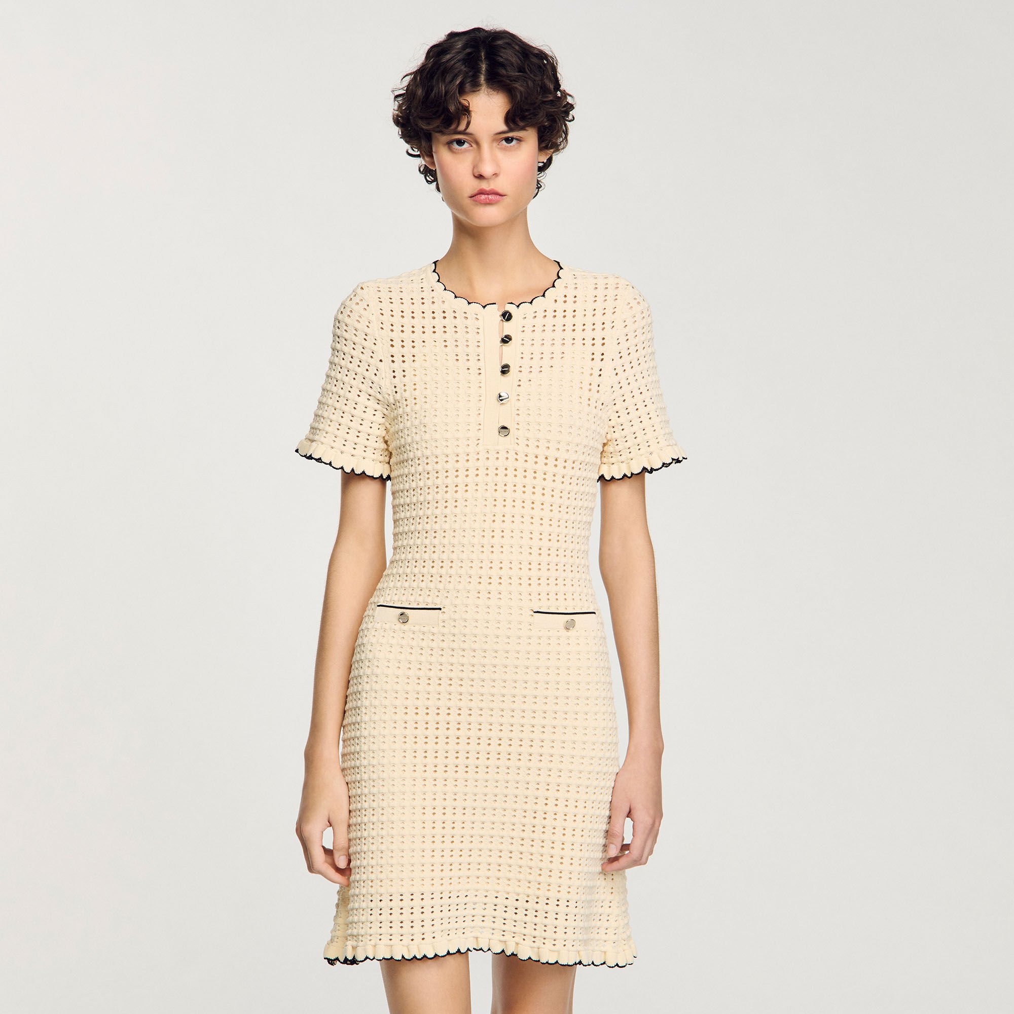 Short knit dress