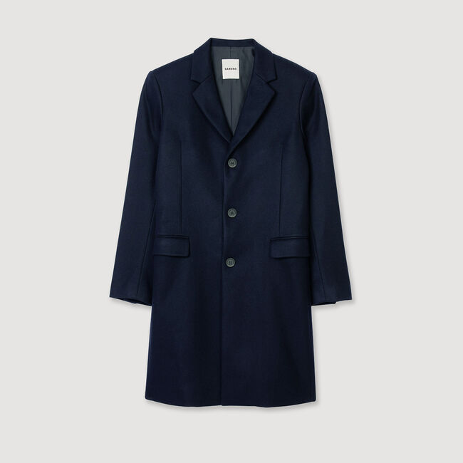 Wool broadcloth coat