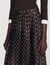 Scarf print maxi skirt