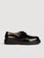 Patent leather derbies