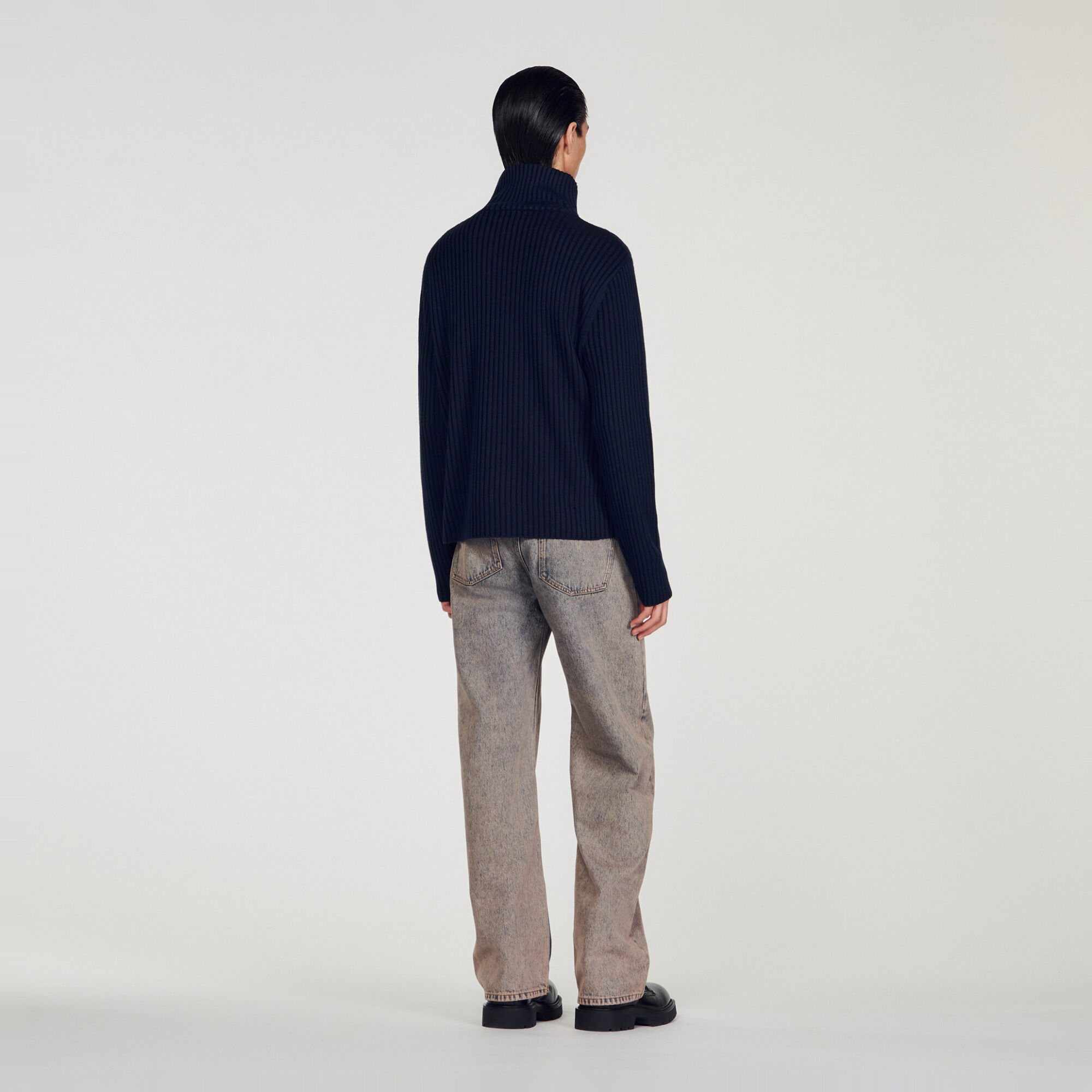 Ribbed cardigan