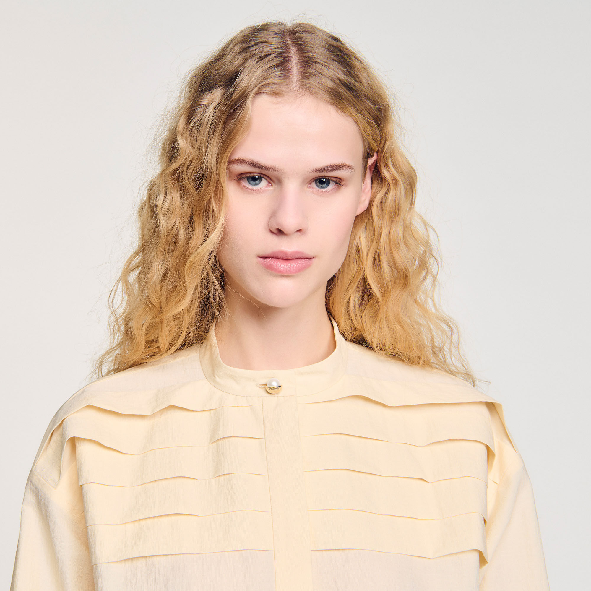 Jewellery detail shirt
