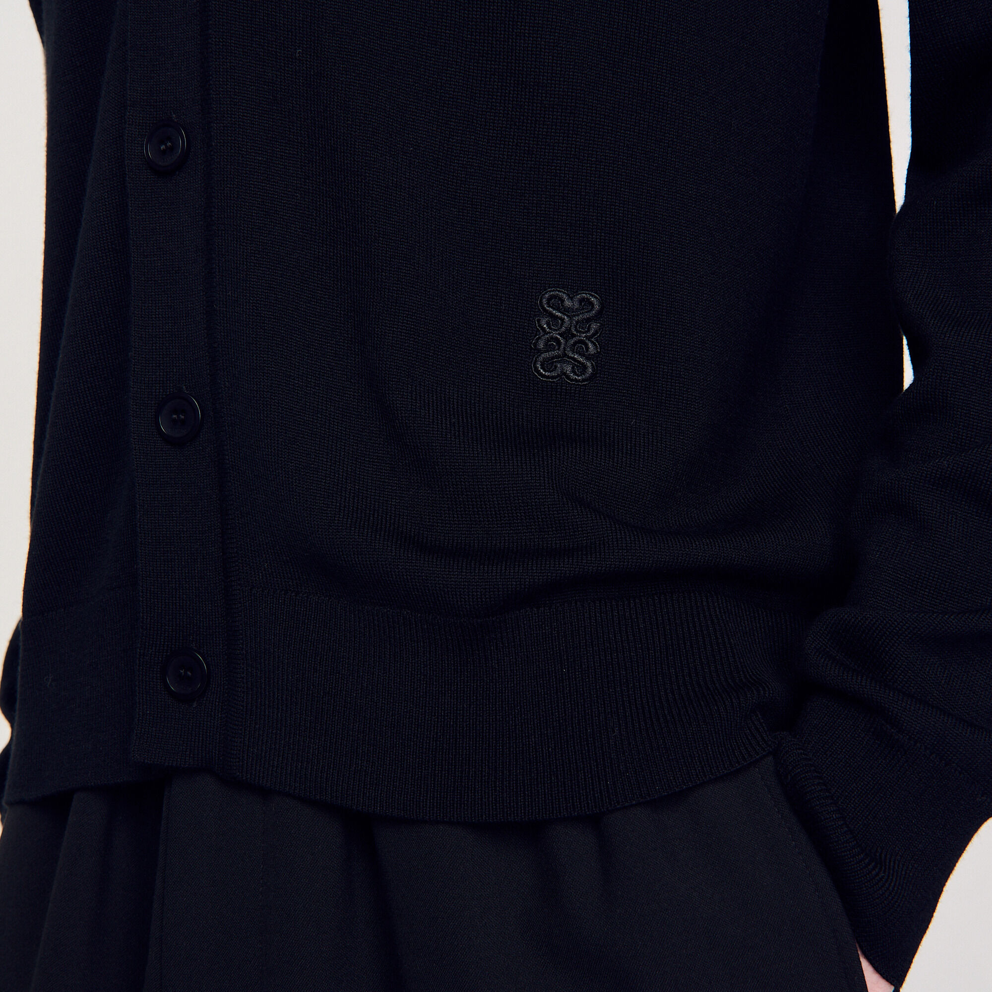Cardigan en laine